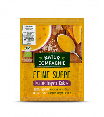 zuppa di zucca zenzero e cocco (40gr)